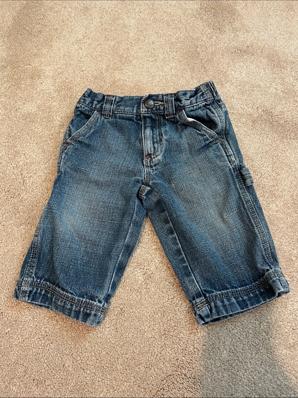 ❗️3/$10❗️Vintage Old Navy Painter’s Denim Jeans 6-12 Months
